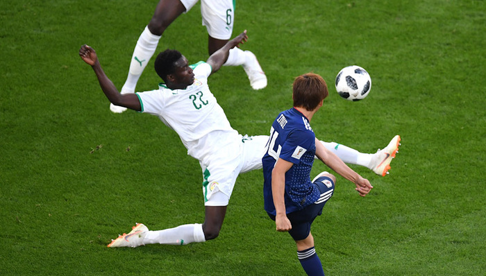 马内建功本田圭佑救主 日本2-2逼平塞内加尔