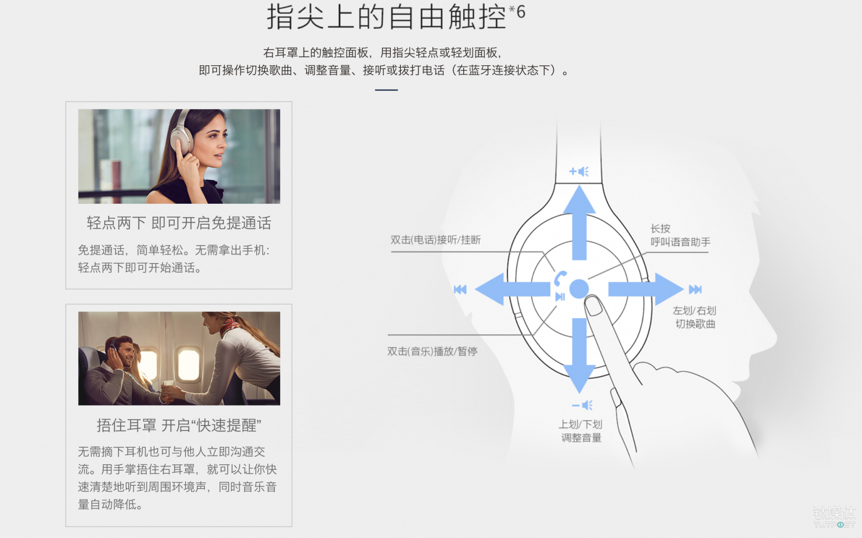 感受 Sony 1000xm2 指尖触控的魅力