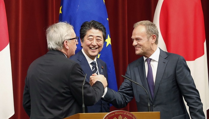 贸易战,经济体,立场,EPA,RCEP,联合声明,特朗普,中欧投资协定,贸易保护主义,中方