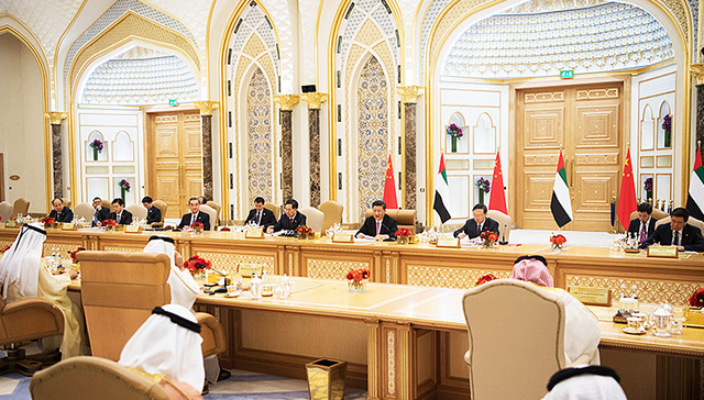 习近平,阿联酋,阿拉伯马,中阿合作,中方愿,获赠,扎耶德,一带一路,荣誉勋章,战略伙伴关系