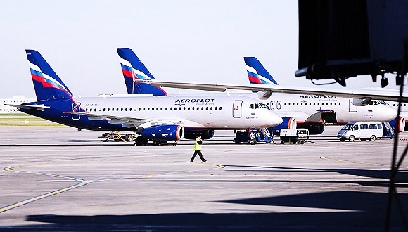 俄航台风天气提前20分钟降落浦东机场