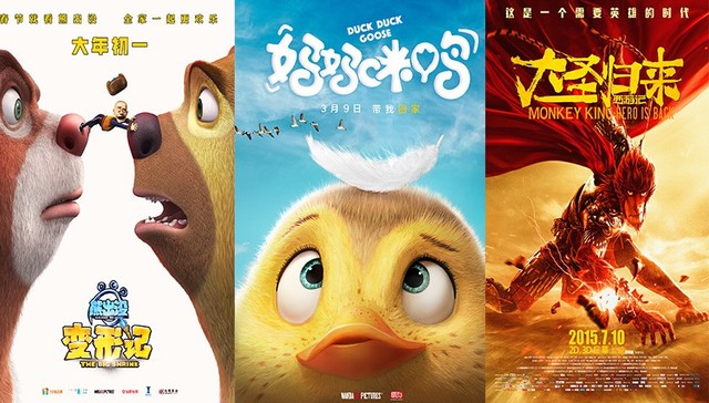 动画电影,国产动画,熊出没,衍生品市场,大圣归来,主流,皮克斯,IP,大鱼海棠,寻梦环游记