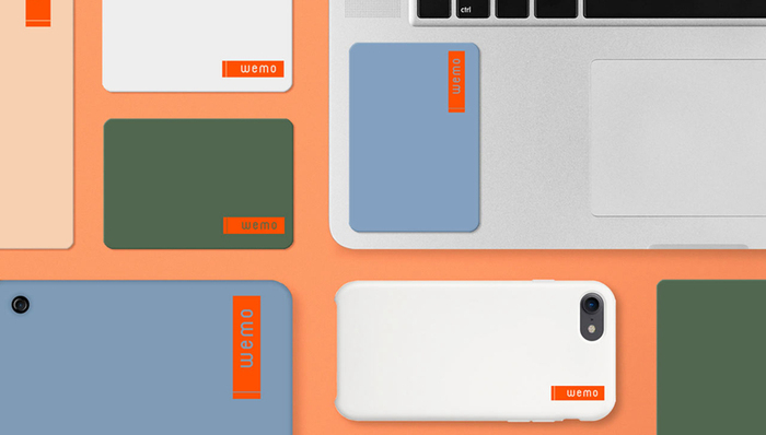 可重复使用的硅胶备忘录，既可以是手机壳又可以是便利贴