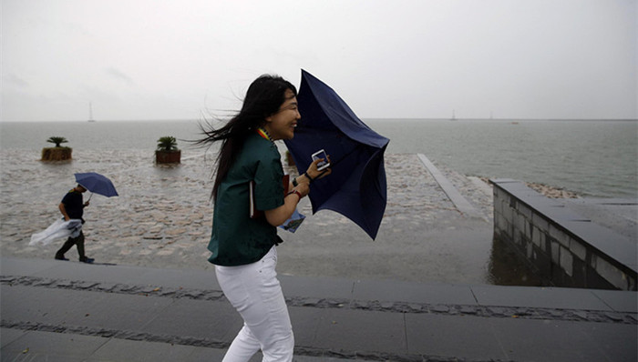 摩羯,登陆台风,黄色预警,浙江沿海,台风警报,台风天气,应急响应,大暴雨,中招,局地