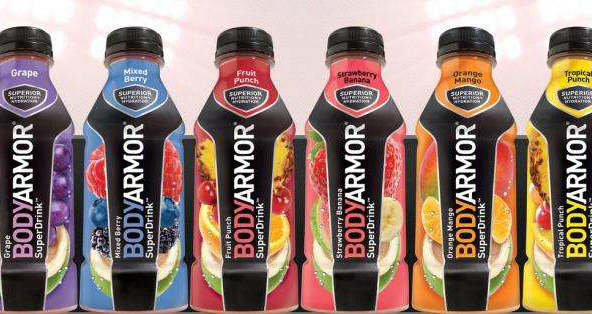 可口可乐,佳得乐，BodyArmor