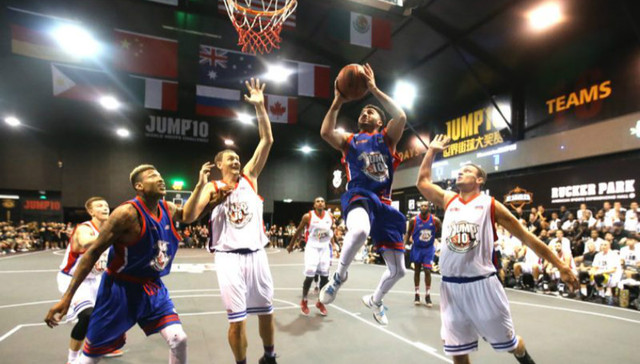 俄篮协主席基里连科现场观摩 2018世界街球大奖赛揭幕