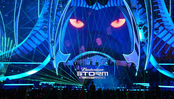 风暴,CMClive,国电,地下钱庄,市场份额,风暴电音节,商标,百威,艺人,风暴电音