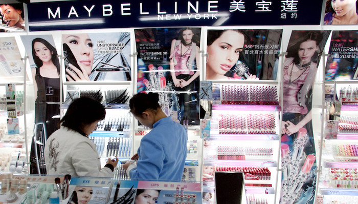 美宝莲,彩妆,超市