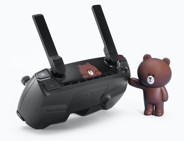 LINE FRIENDS 与大疆合作推出联名款无人机，布朗熊正式“上天”