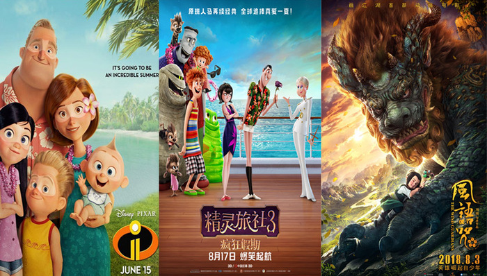 动画电影,总票房,暑期,票房过亿,电影票房,动画作品,电影上映,票房破,票房超,国产动画