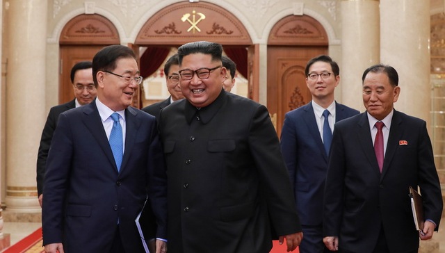 金正恩重申无核化承诺：今年发生了无人能预测的戏剧瞬间