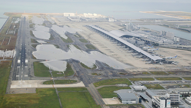 关西机场被迫关闭冲击旅游业 日本每天因此损失20亿日元