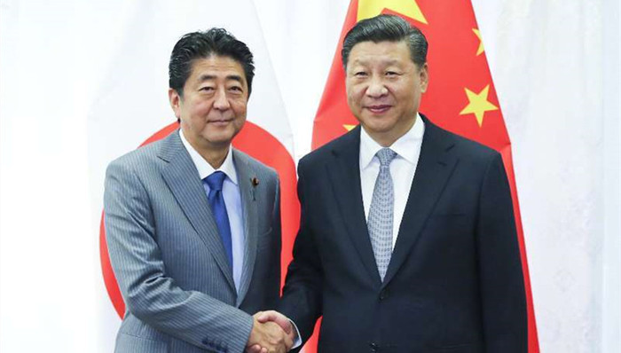 习近平,安倍晋三,日本首相