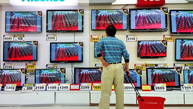 电视机业价格战：50寸电视仅1799元 业内称卖1台亏1台