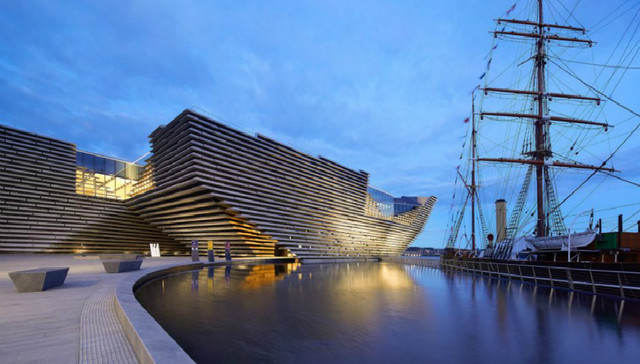 苏格兰第一个设计博物馆——如悬崖般的V＆A dundee