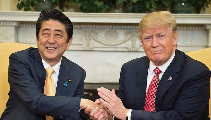 安倍,特朗普,日元贬值