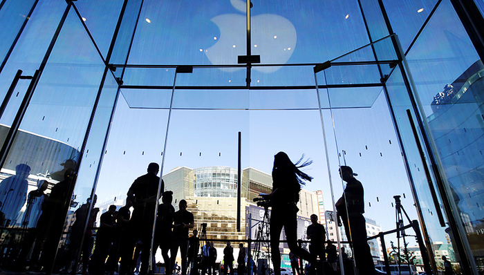 今年的苹果店，黄牛不见了