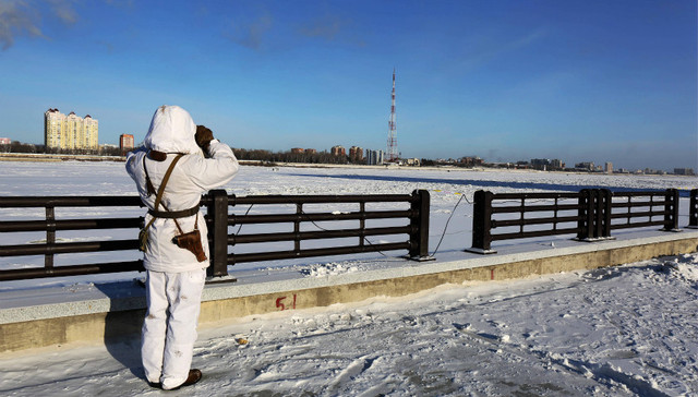 边疆,,热血走边关,网络媒体国防行,黑河好八连