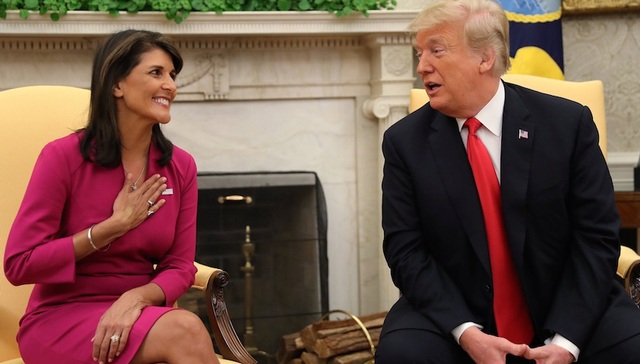 黑莉,特朗普,联合国,美国