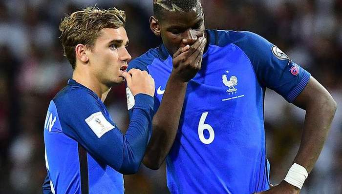 世界杯,博格巴,格列兹曼