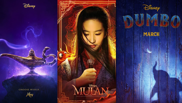 导演,上映日期,阿拉丁,花木兰,小飞象,美女与野兽,小美人鱼,库伊拉,1950年,狮子王