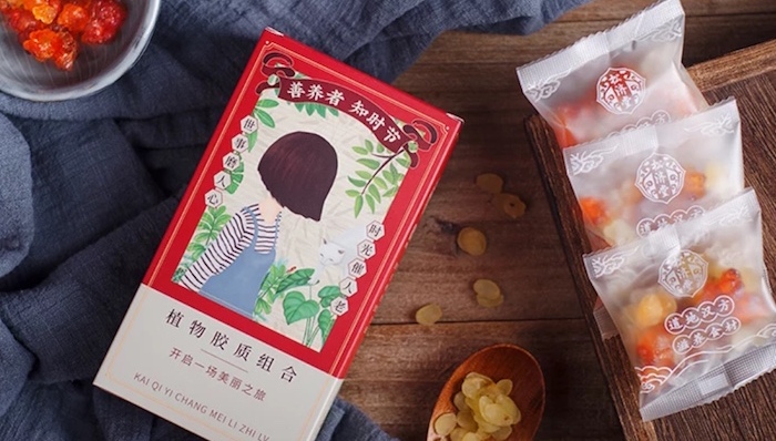 土味美容,桃胶,皂角米