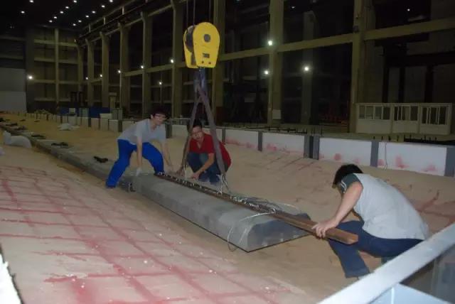 隧道抗震实验现场