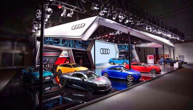 【进博会现场】奥迪e-tron亮相进博会完成中国首秀