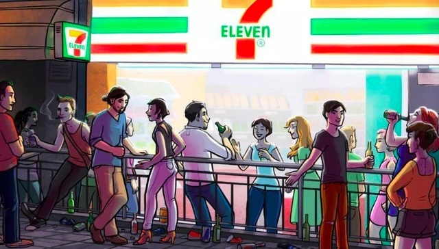 7-Eleven，无人收银,便利店