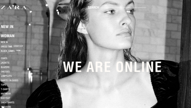 Zara一口气增加了106个新线上市场，距离覆盖全球的目标不远了