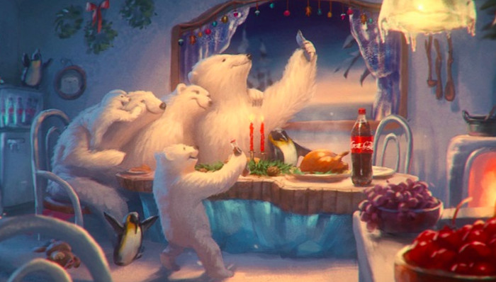 【发现好物】想和可口可乐“萌宠”北极熊一起堆雪人，再来个温暖的抱抱