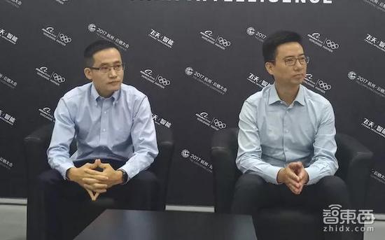 ▲左：张建锋，右：胡晓明