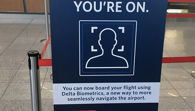 生物识别,，达美航空