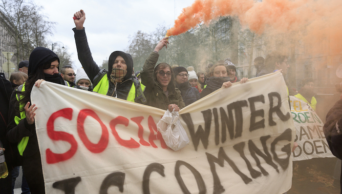 黄马甲,,示威,,比利时