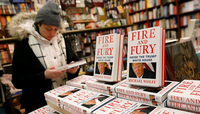 白宫秘事《火与怒》持续畅销，迈克尔·沃尔夫跻身作家富豪榜