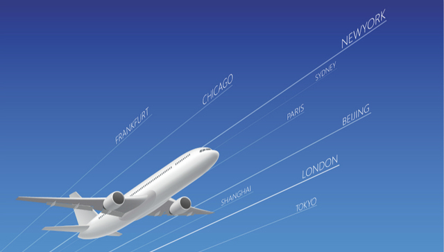 2018年全国机场客运量图谱