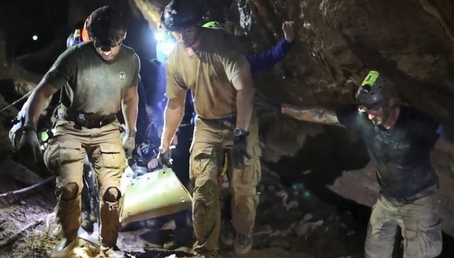 泰国,洞穴,少年,救援