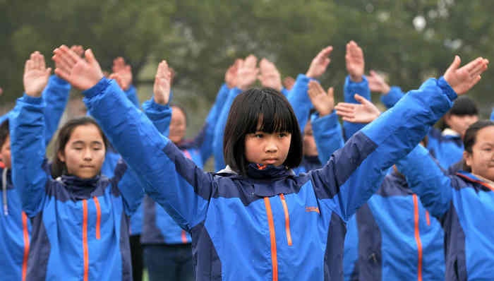 鬼步舞,课间操,小学