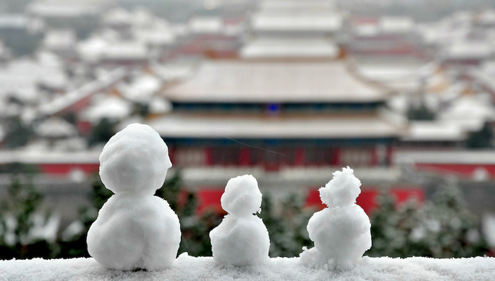 北京,天气,下雪,天数