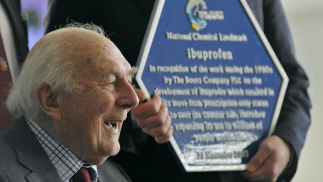 全球畅销的抗消炎止痛药物布洛芬发明者逝世