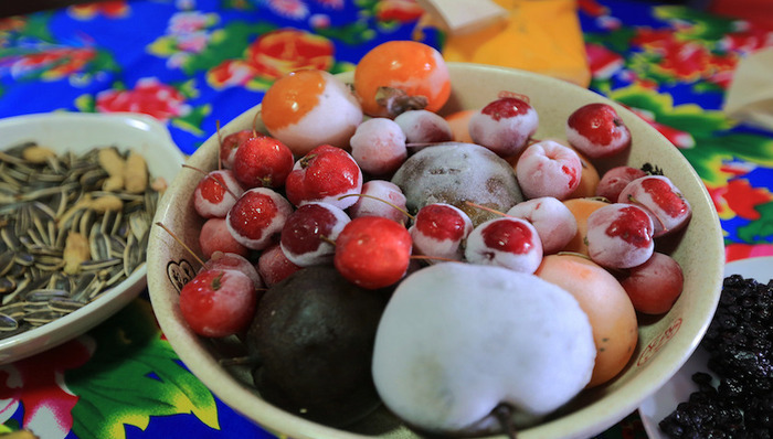 冻梨,腊肉,年货