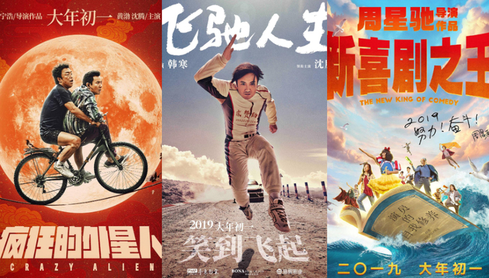 流浪地球,排片,熊出没,疯狂的外星人,飞驰人生,豆瓣,新喜剧之王,影片,上映,熊出没6