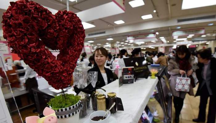 日本,情人节,巧克力