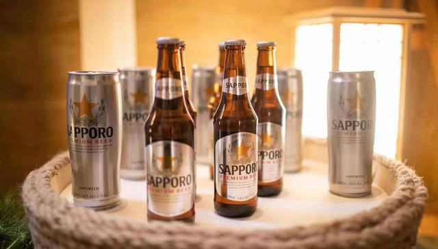 百威，三宝乐，札幌啤酒