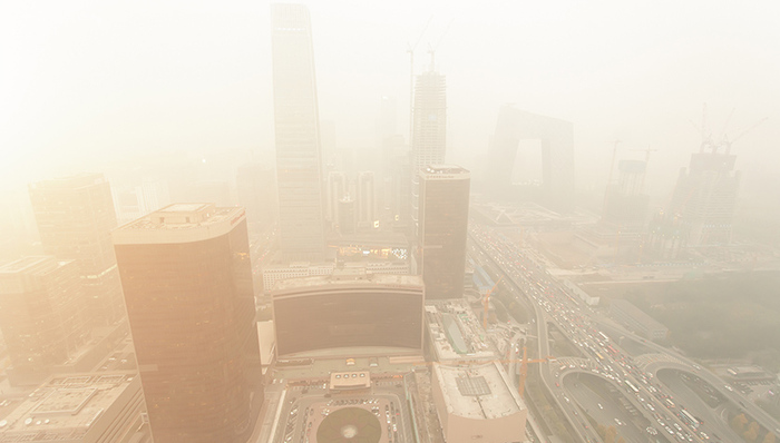 北京,空气重污染,橙色预警