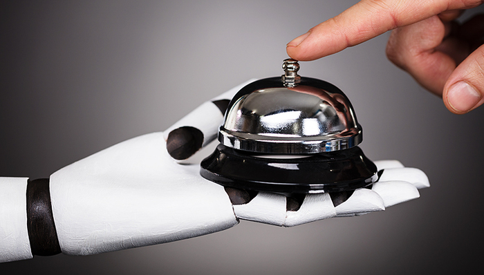 机器人服务员,大酒店