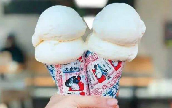 大白兔奶糖冰淇凌，冠生园