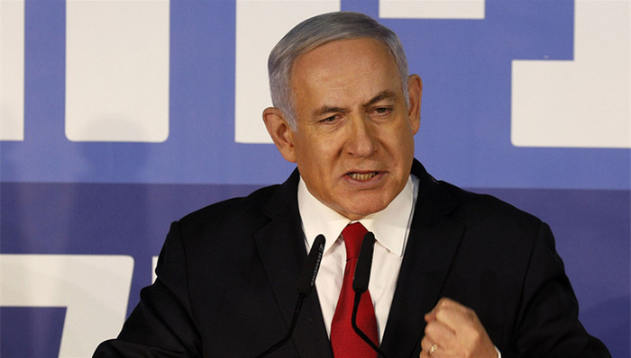 内塔尼亚胡,巴以问题