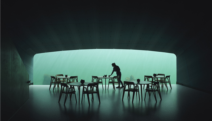 海平面五米下，世界最大水下餐厅Under于挪威开业