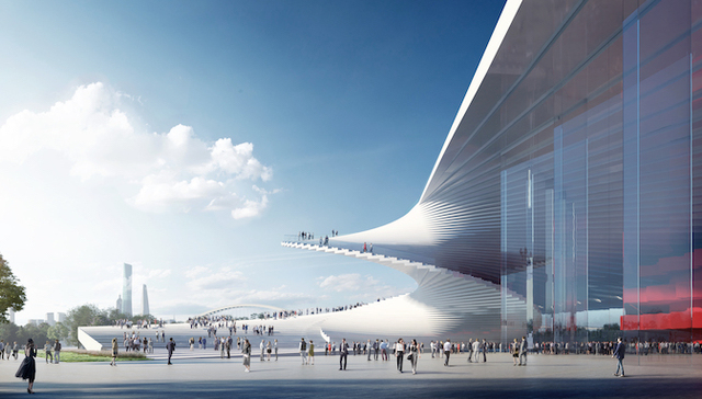 年度最值得期待的上海文艺地标，是一座可拾级而上、登顶观景的“城市舞台”